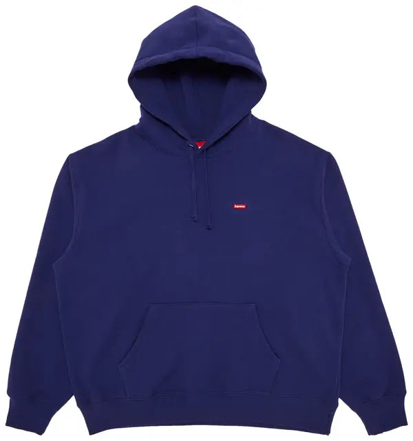 Supreme Small Box Hooded Sweatshirt 'Washed Navy'