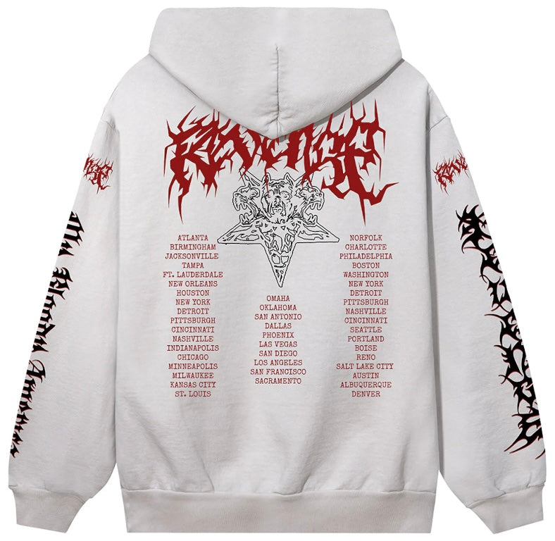 Revenge Metal Tour hoodie Cement