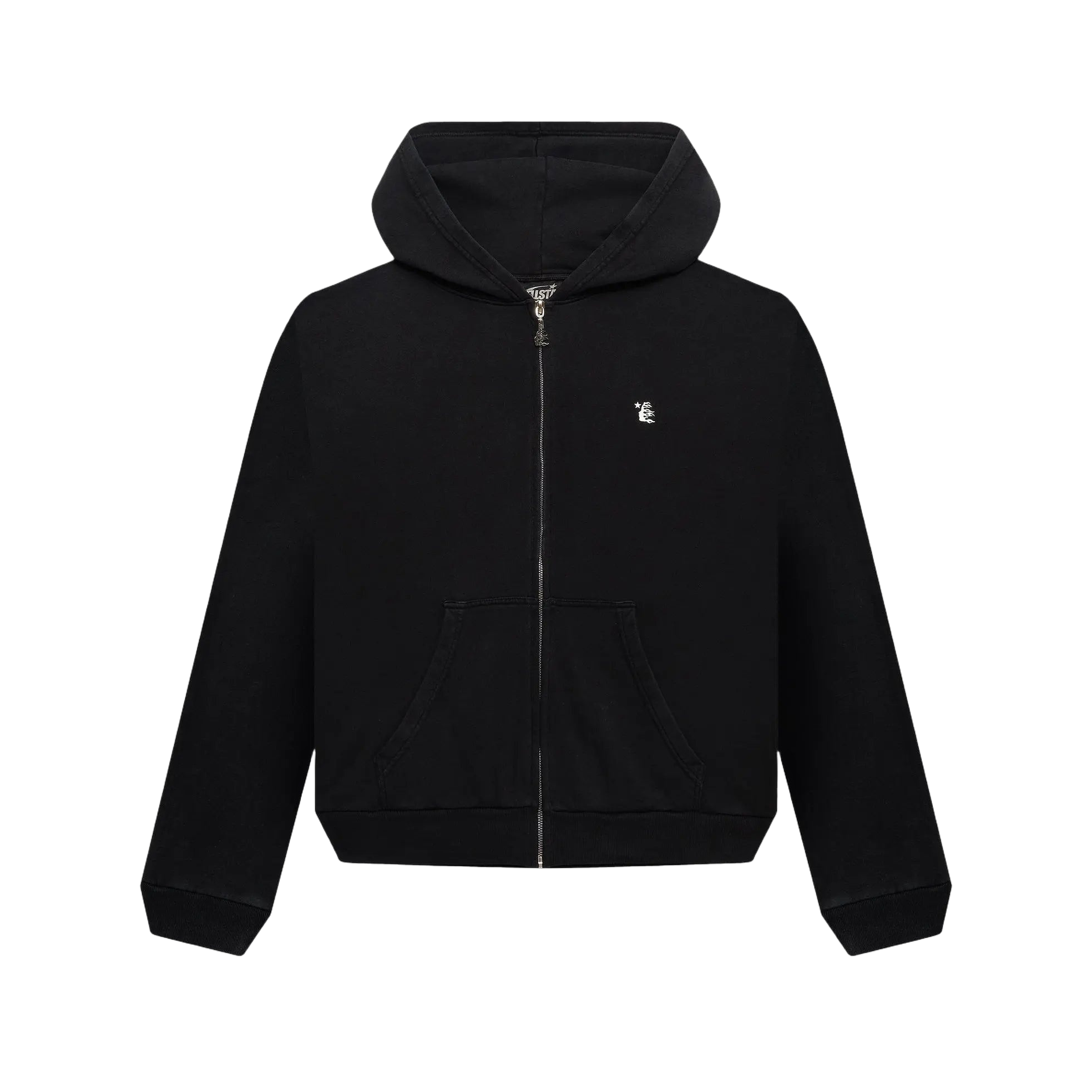 Hellstar Essentials Zip Up Hoodie 'Black'