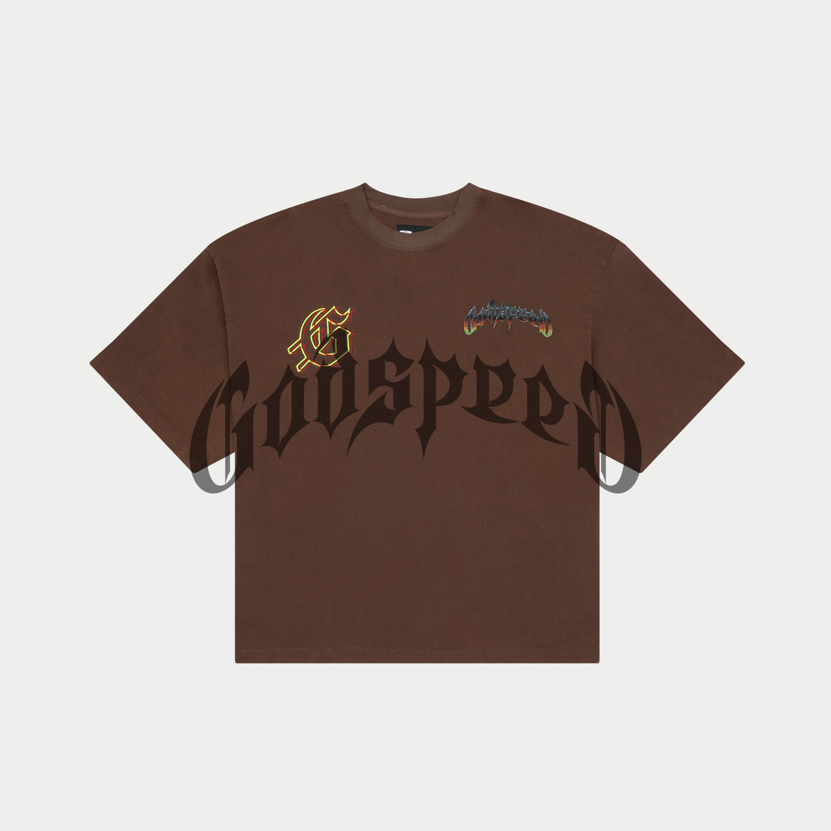 Godspeed Biker Nation Mocha Tee