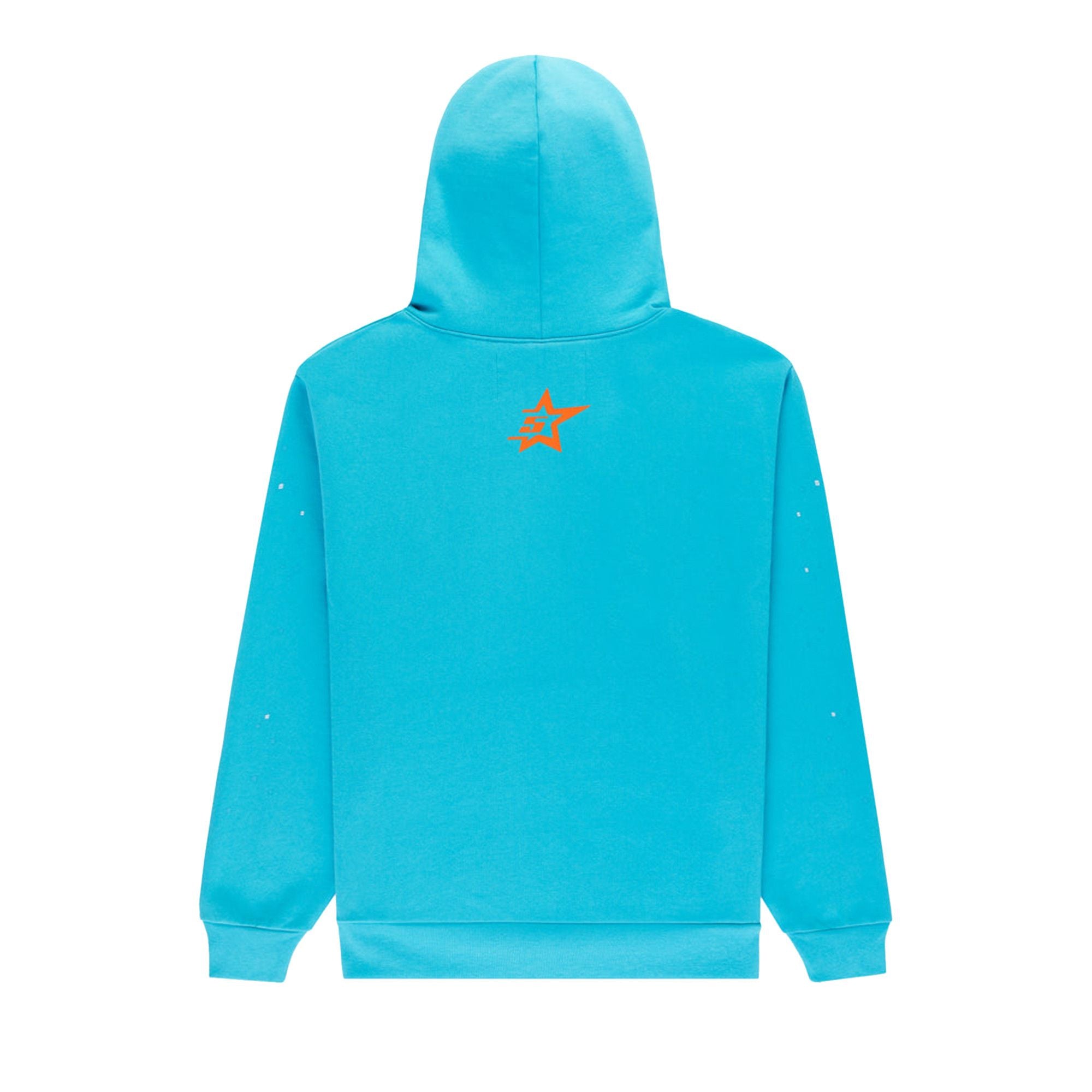 Sp5der Punk V2 Hoodie Cyan