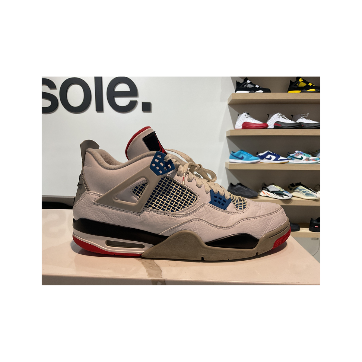 Jordan Air Jordan 4 Retro SE 'What The 4' Size 10/11.5W (Moderately Worn Pre-Owned) - Image 1