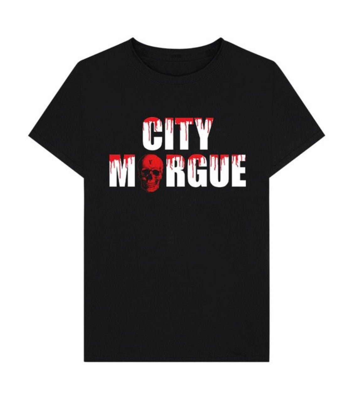 Vlone x City Morgue Drip Short-Sleeve T-Shirt 'Black'