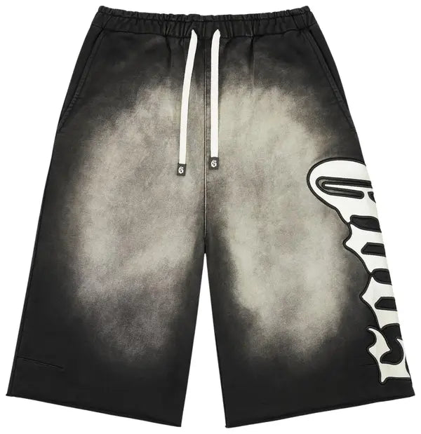 Godspeed OG Logo 3QTR Shorts 'Black Wash'