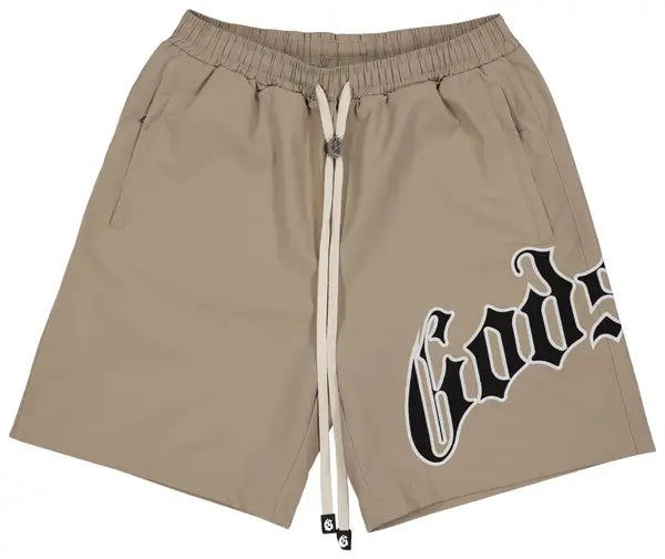 Godspeed OG Logo Nylon Shorts 'Sand'