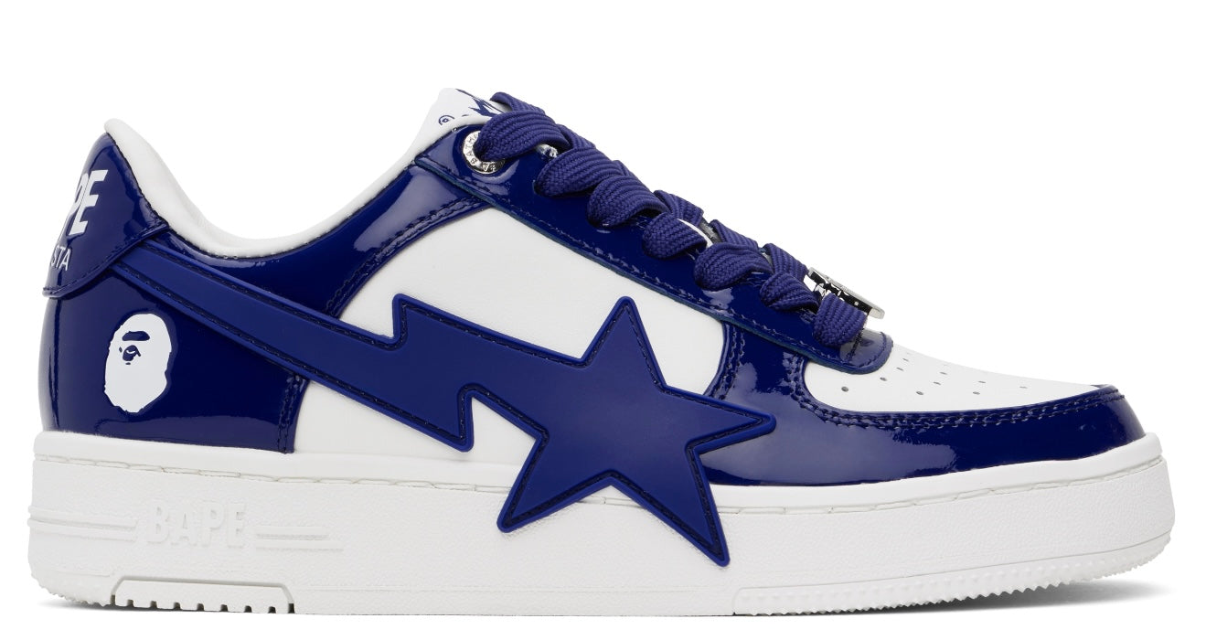 Bapesta White & Navy OS #3
