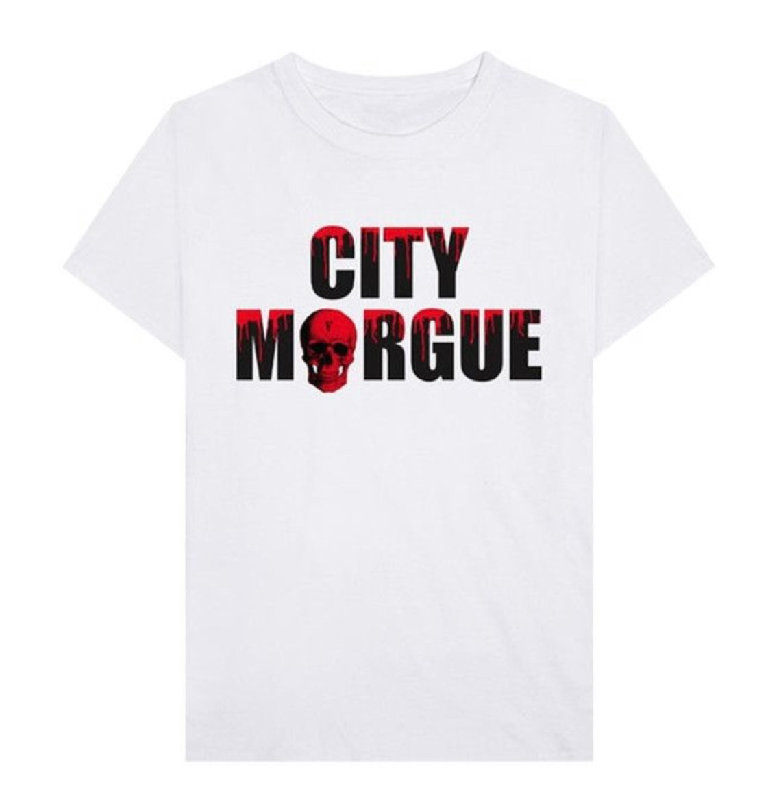 Vlone x City Morgue Drip Short-Sleeve T-Shirt 'White'