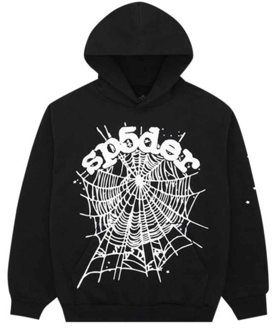 Sp5der OG Web Hoodie 'Black'