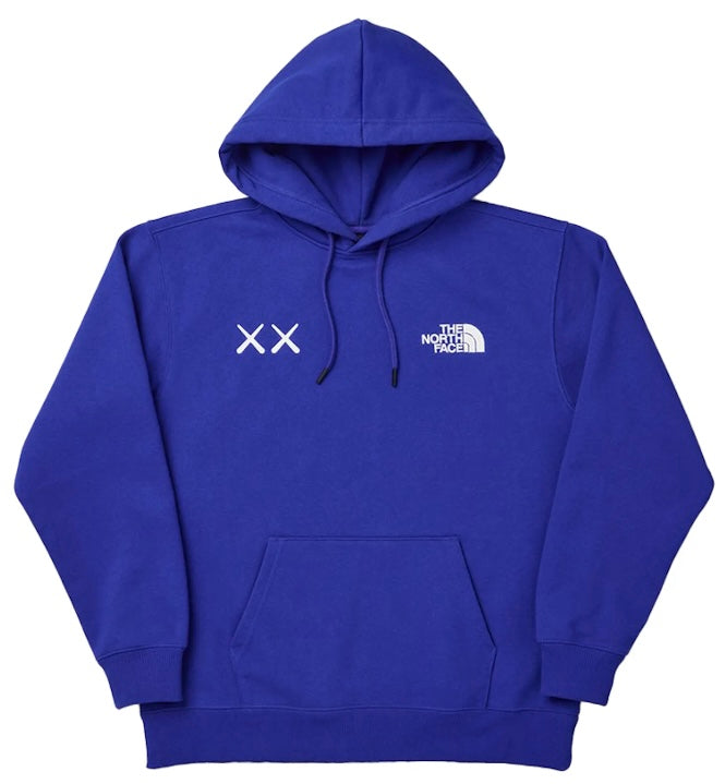 KAWs X NorthFace Hoodie Blue