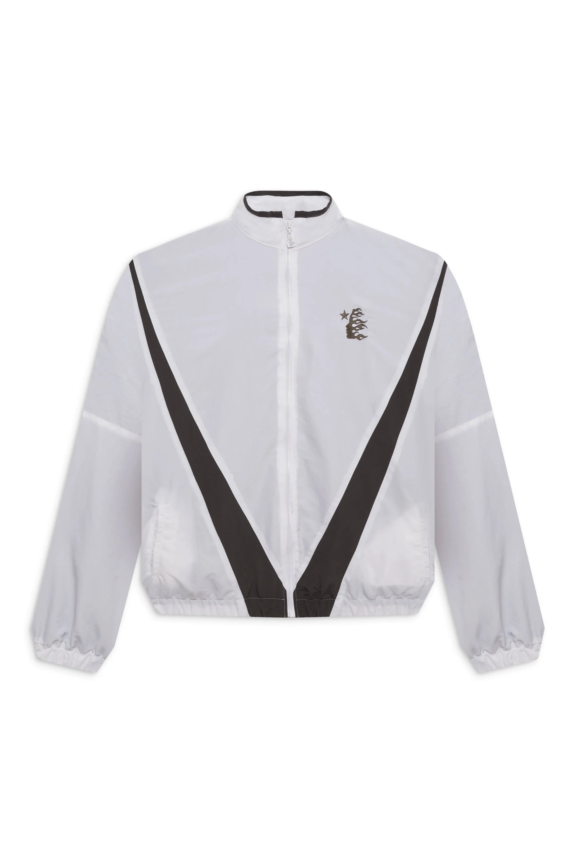 Hellstar Track Jacket 'White/Black'