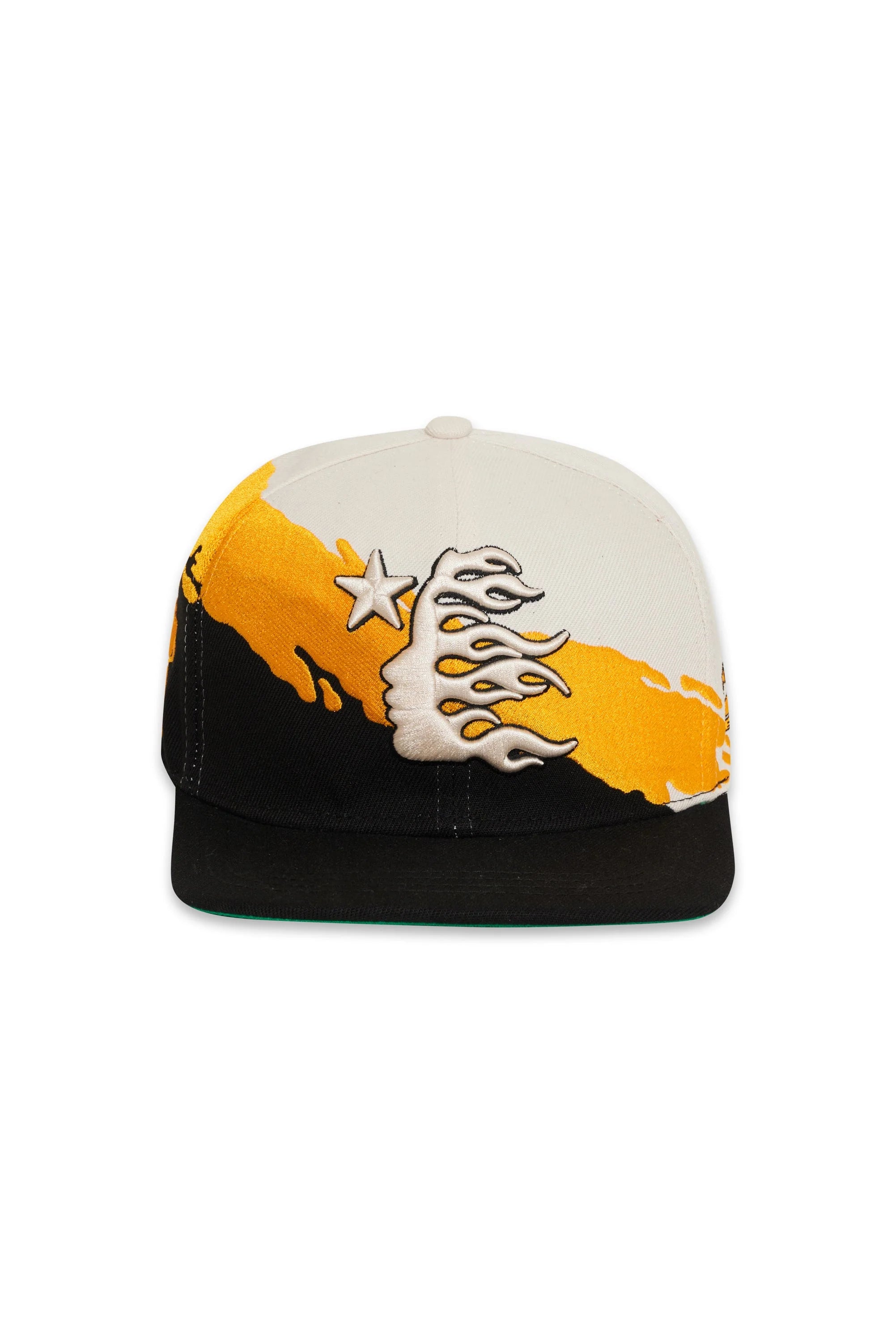 Hellstar Paintbrush Snapback Hat 'Orange/Black'