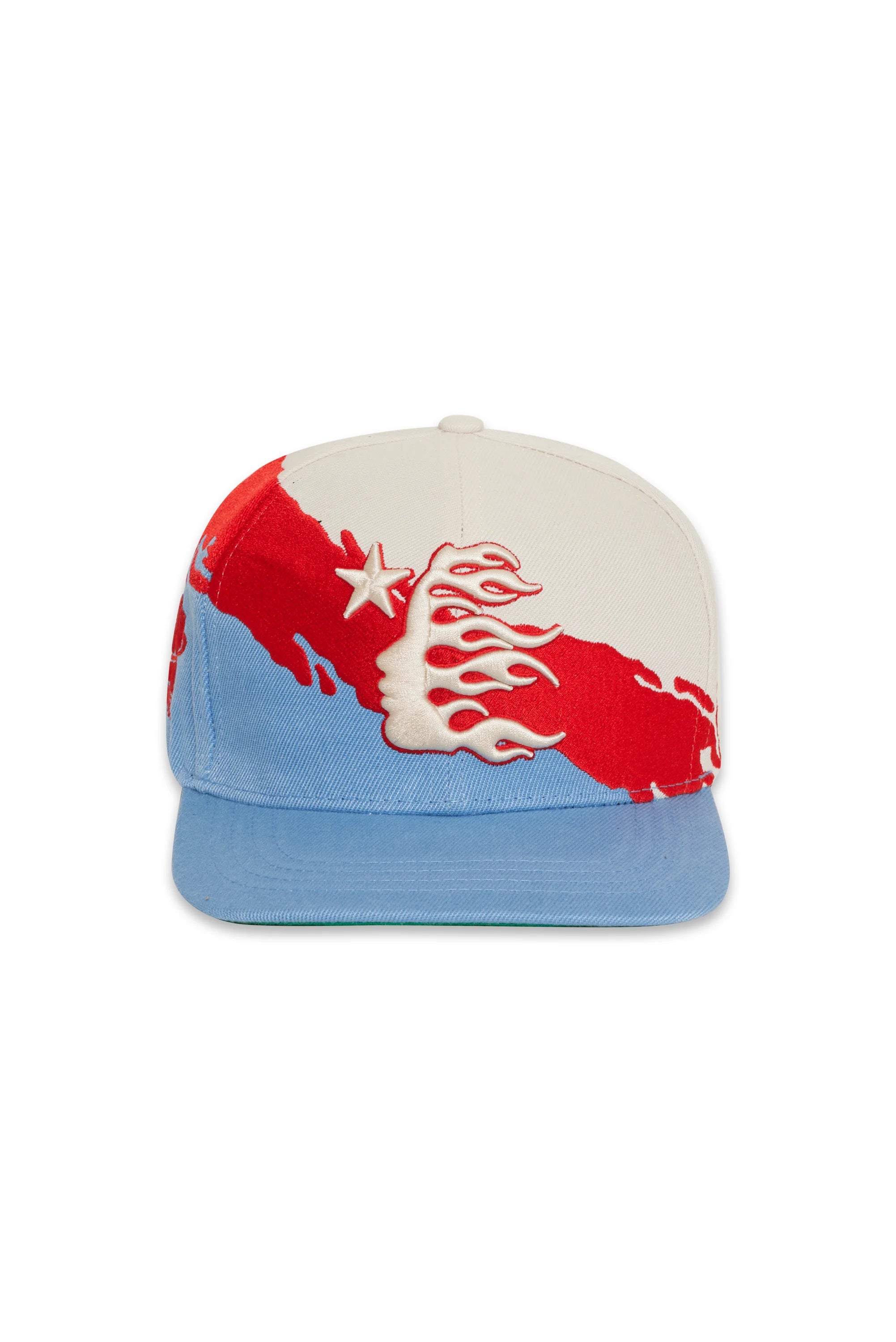 Hellstar Paintbrush Snapback Hat 'Red/Blue'