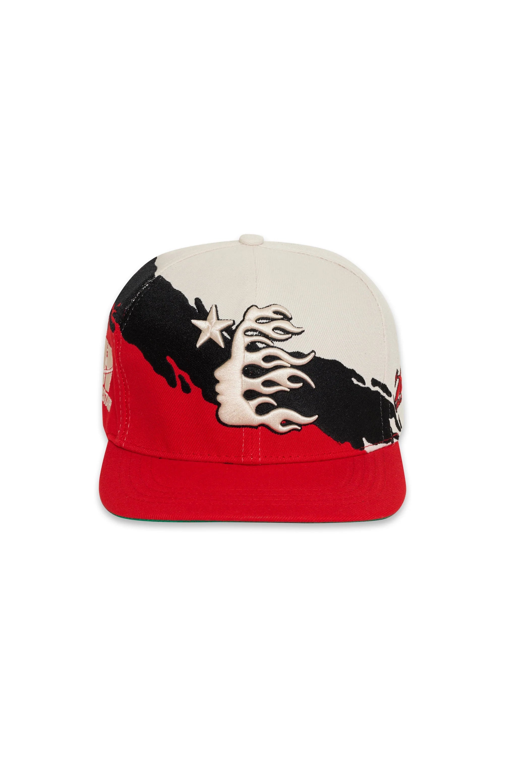 Hellstar Paintbrush Snapback Hat 'Red/Black'