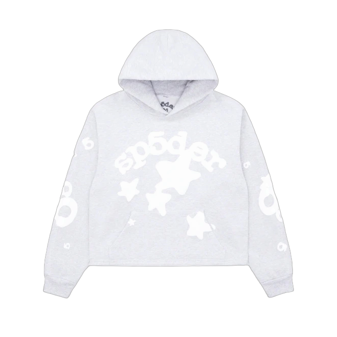 Sp5der Beluga Hoodie Grey Women's