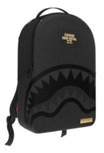 SHARK CENTRAL GOLD LETTERING BACKPACK