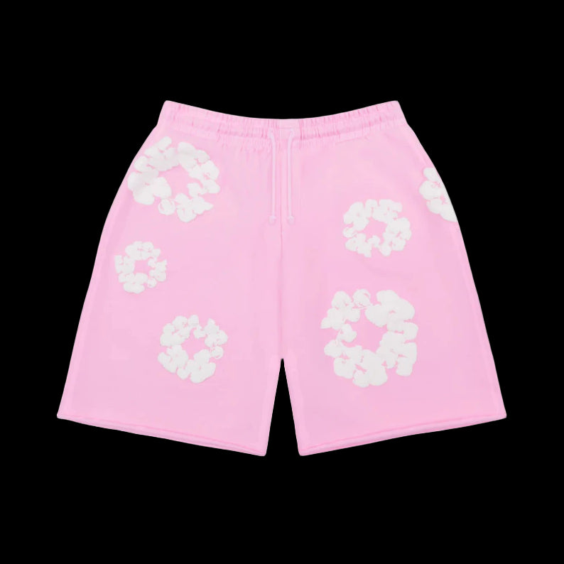 Denim Tears The Cotton Wreath Sweat Shorts 'Powder Pink'