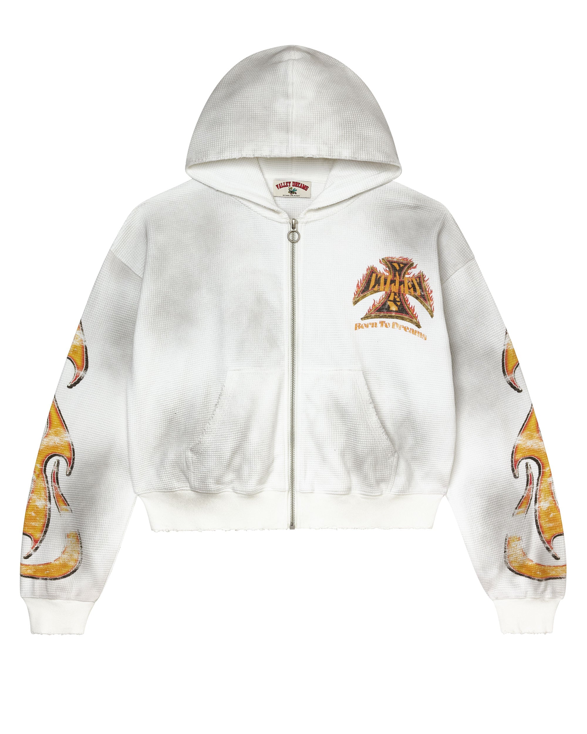 Vale Forever Reborn Waffle Zip Up 'White'