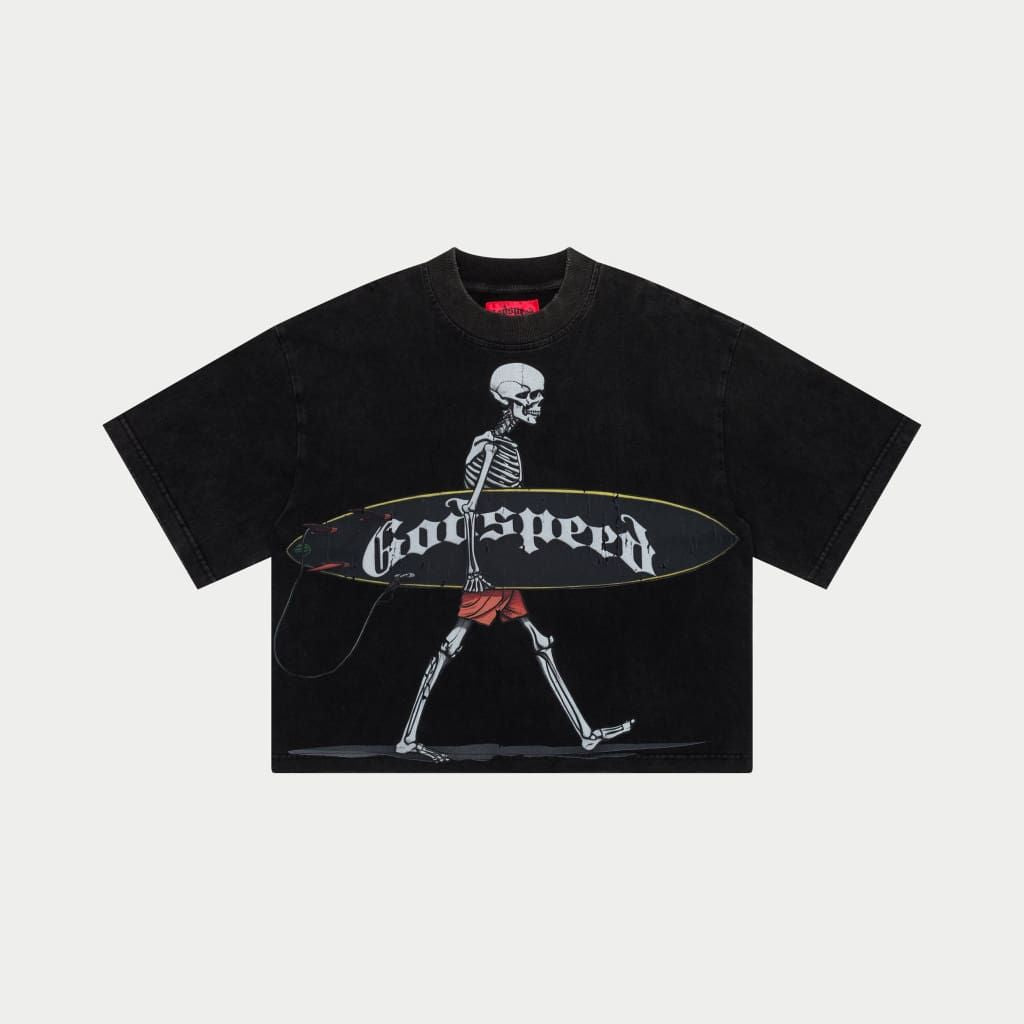 Godspeed Surf Day Tee Black