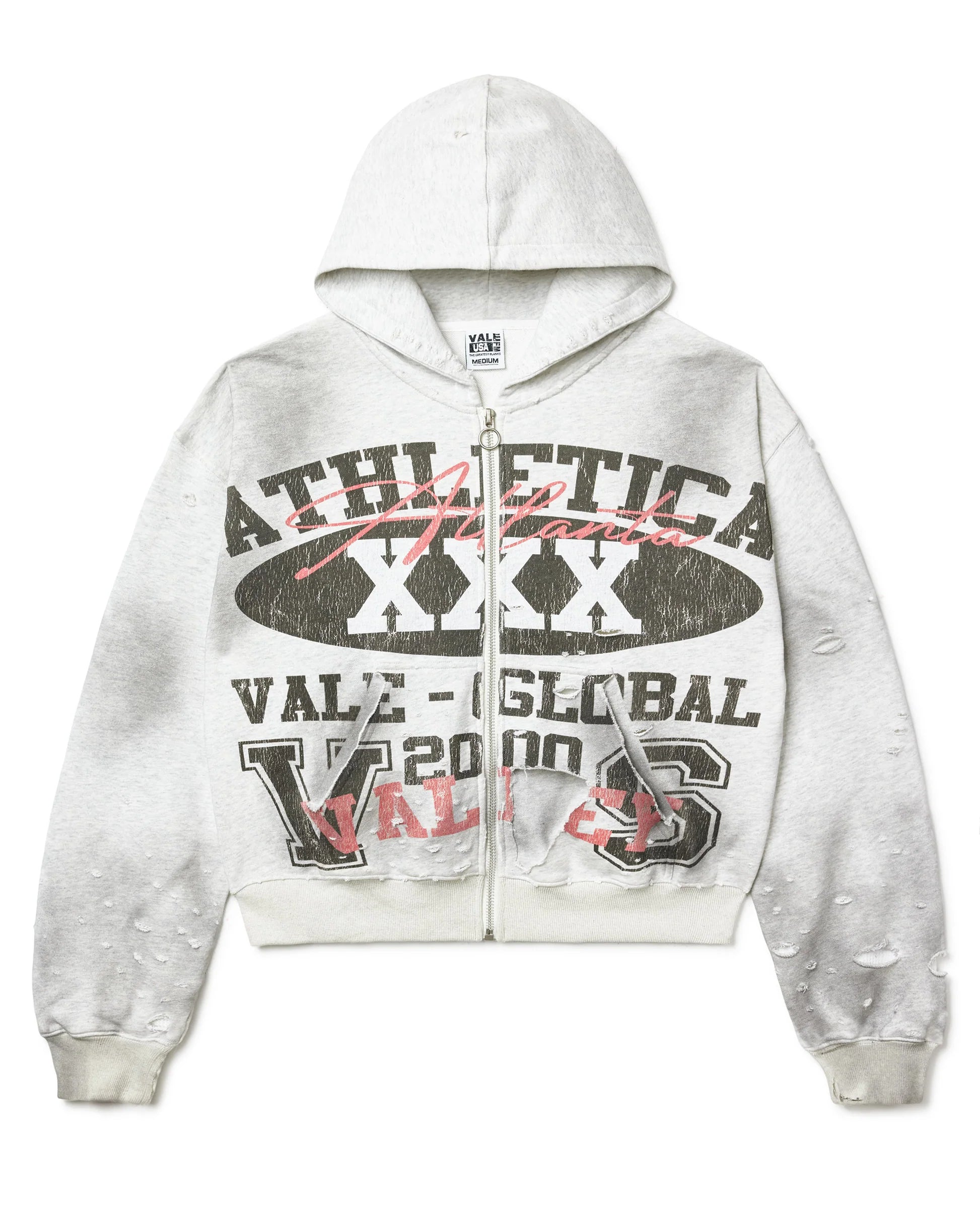 Vale Destroyer Zip Up Hoodie