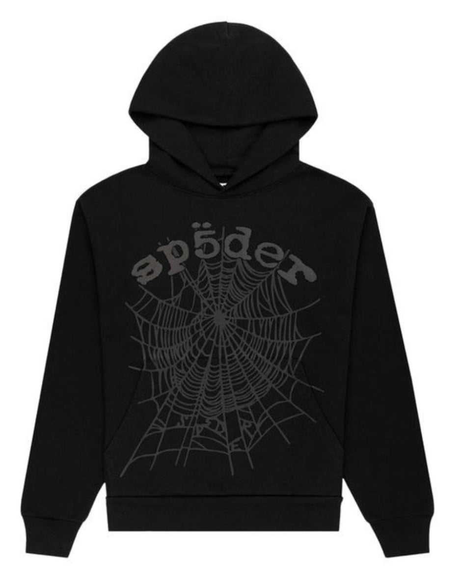 Sp5der Phantom Web Hoodie 'Black'