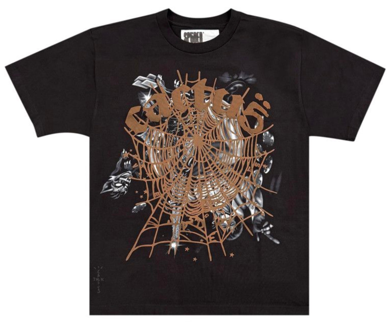 Sp5der x Travis Scott x ComplexCon Tee 'Black'