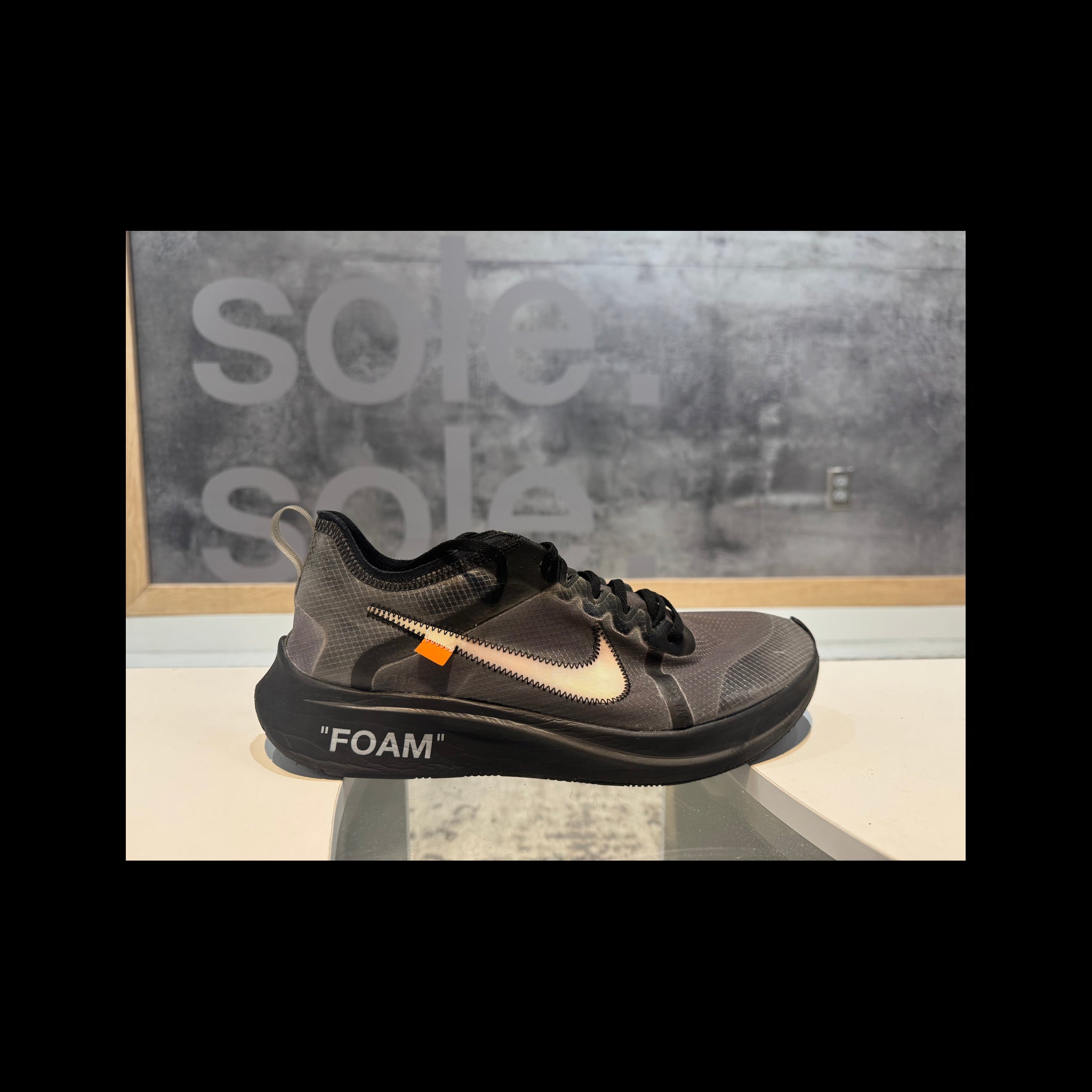 Pre-Owned Off-White x Zoom Fly SP 'Black'