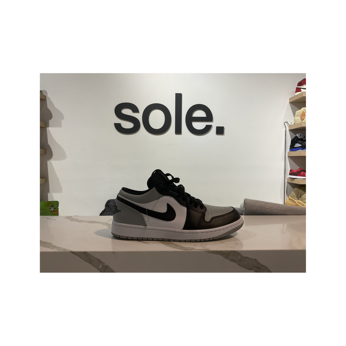 Jordan Air Jordan 1 Low 'Shadow Toe' Size 11.5/13W (Moderately Worn Pre-Owned) - Image 1