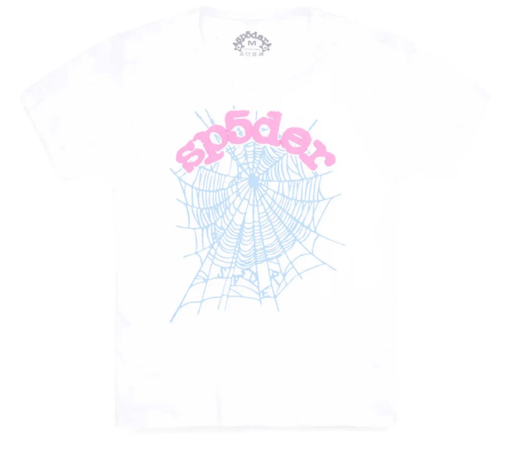 Sp5der Web Baby Tee White W
