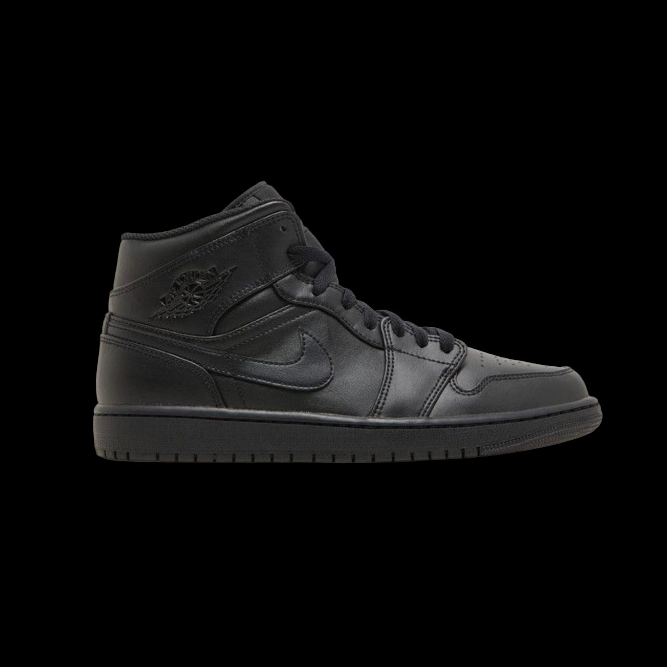 Air Jordan 1 Mid 'Triple Black' 2022