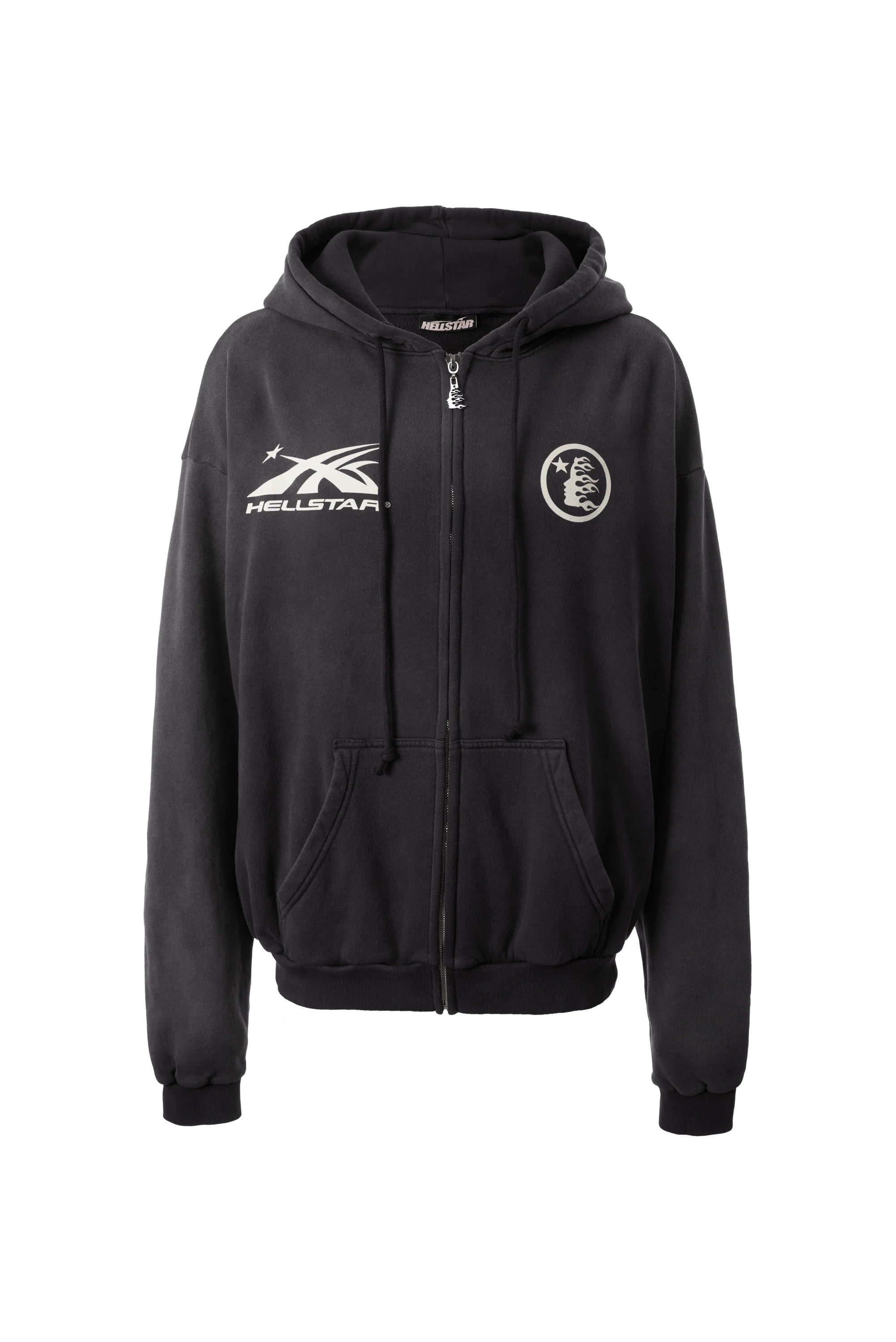 Hellstar Black HS Logo Zip-Up