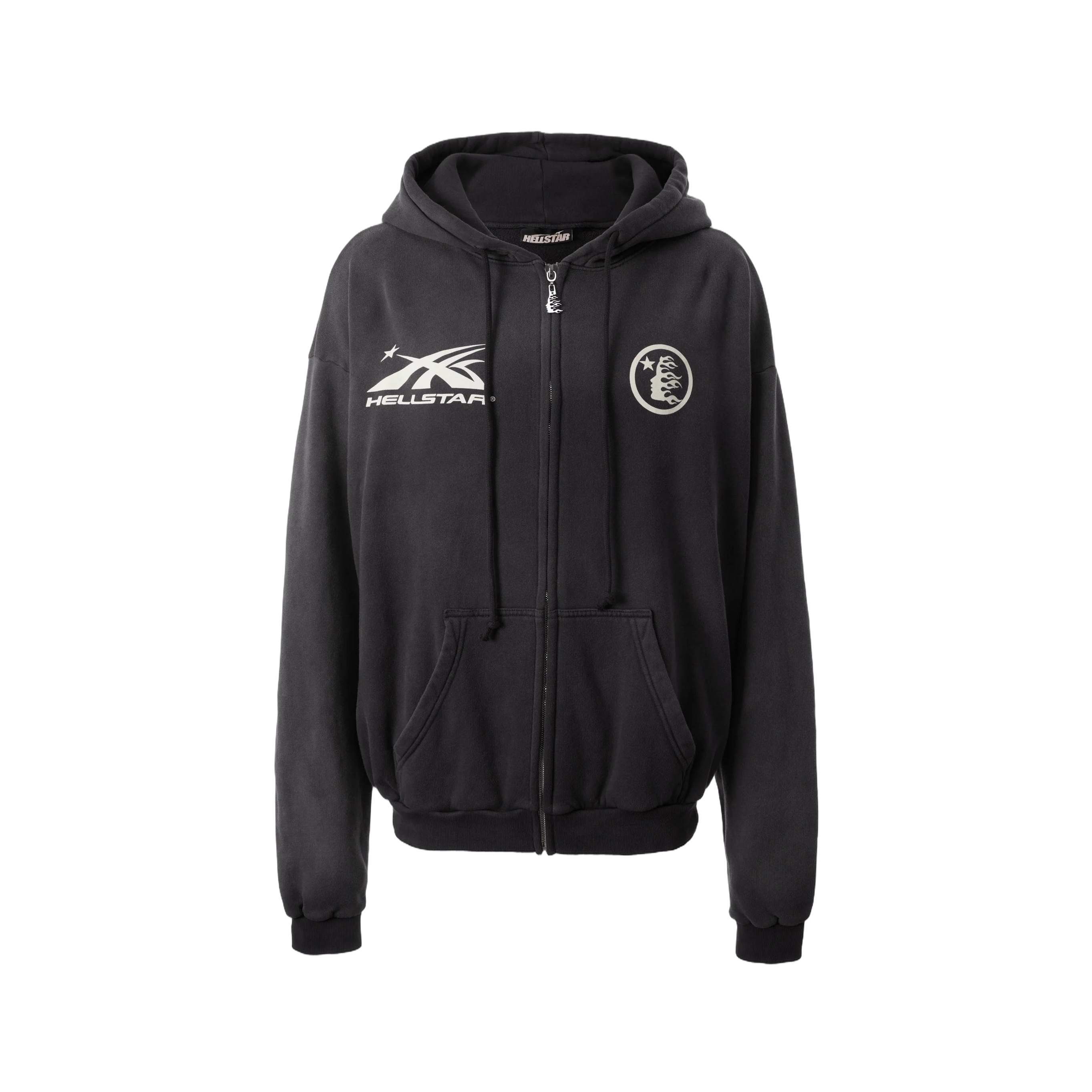Hellstar Black HS Logo Zip-Up