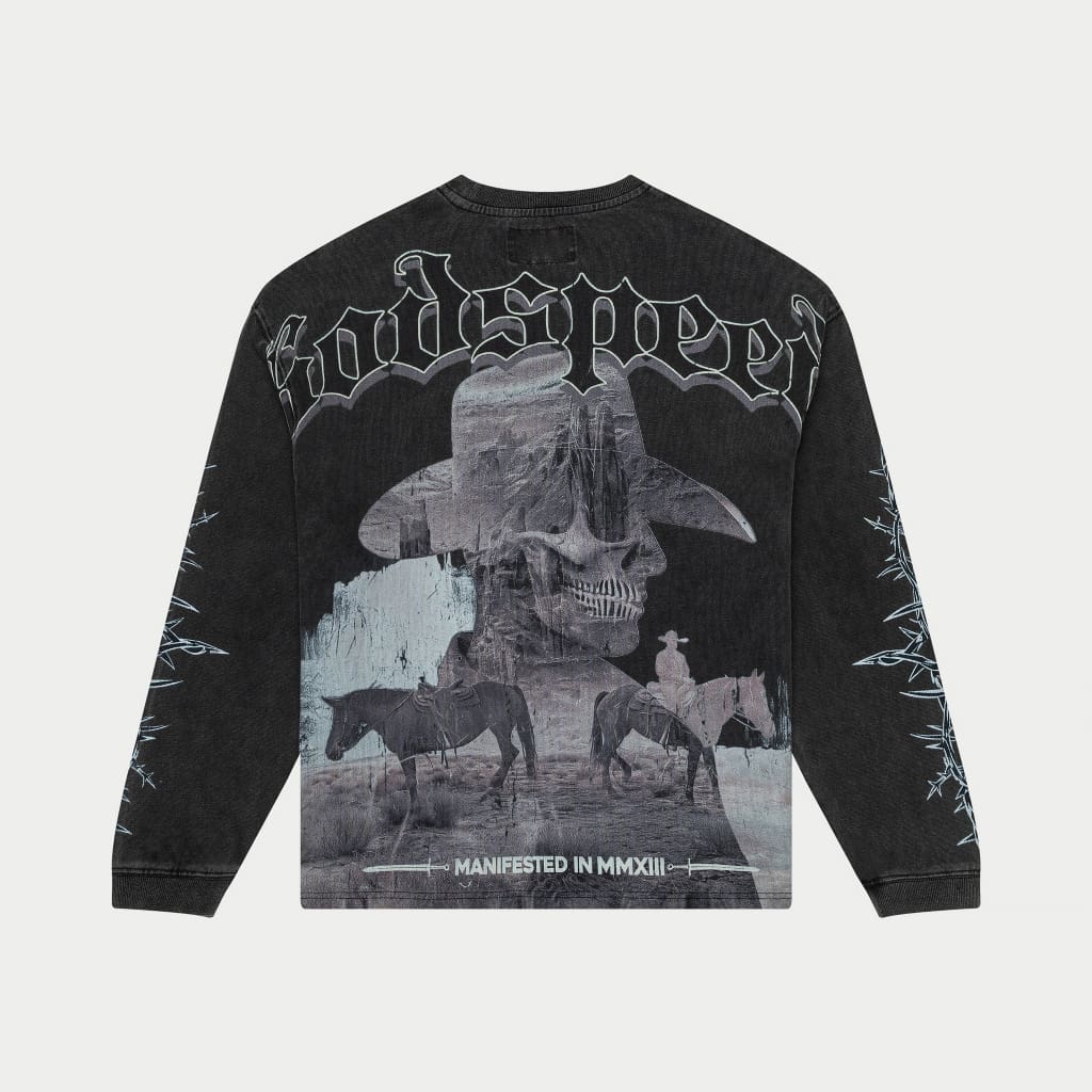 Godspeed Once Upon A Time LS T-shirt (Black Wash)