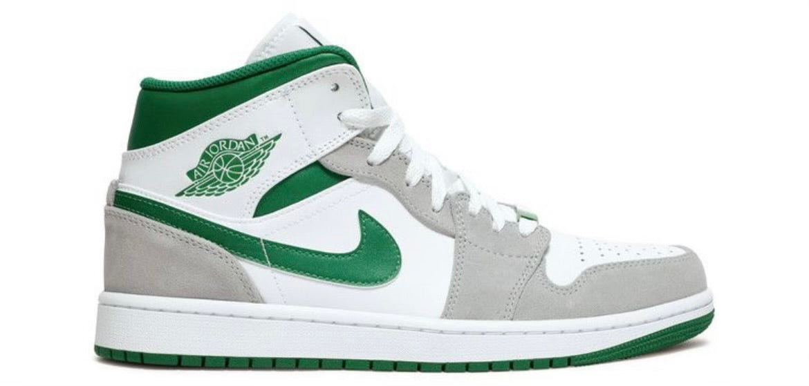 Air Jordan 1 Mid SE 'Grey Pine Green'