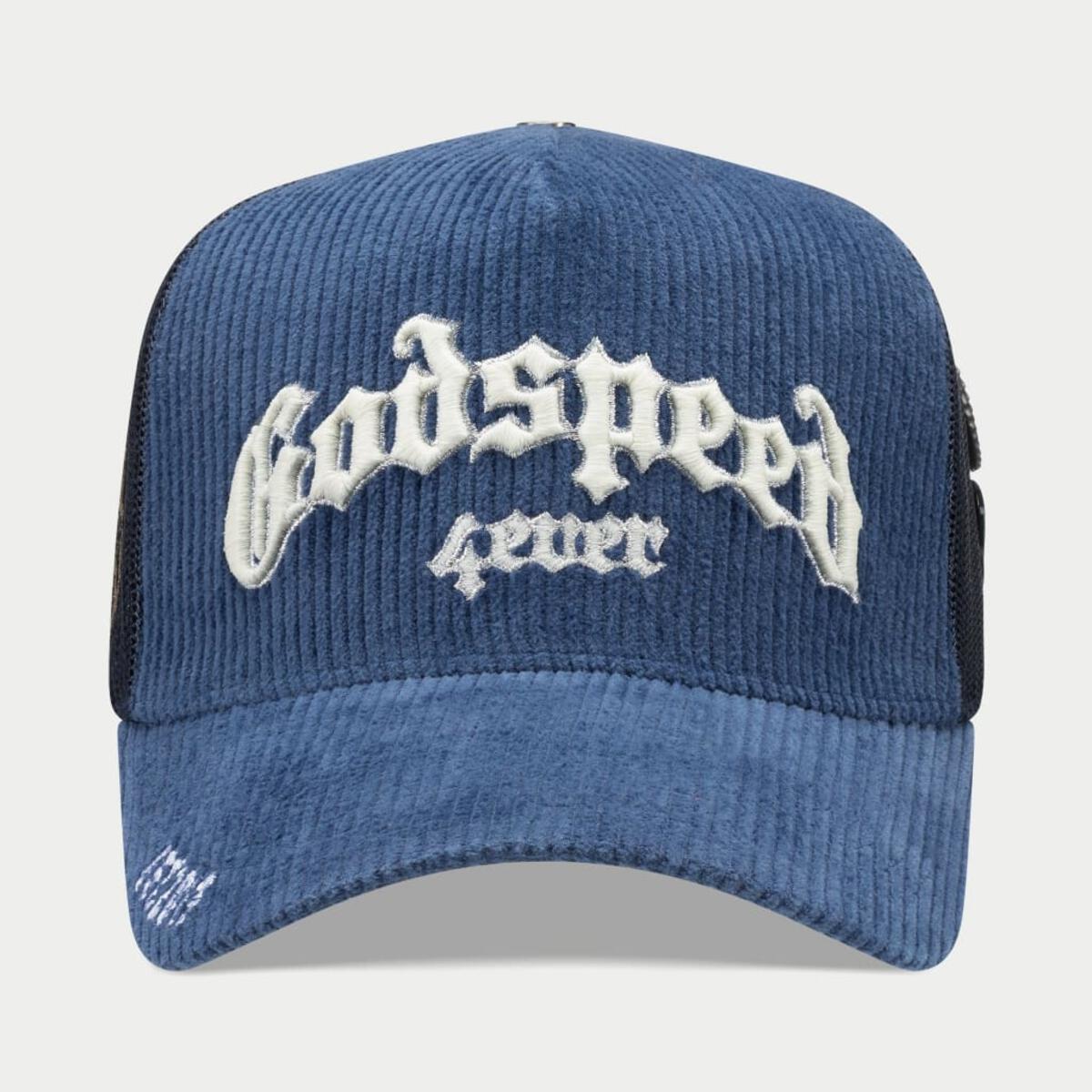 Godspeed GS FOREVER TRUCKER HAT Navy Corduroy