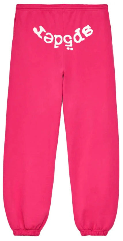 Sp5der Legacy Pant Pink/White