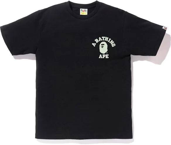 BAPE ABC Camo Crazy College ATS Tee 'Black'
