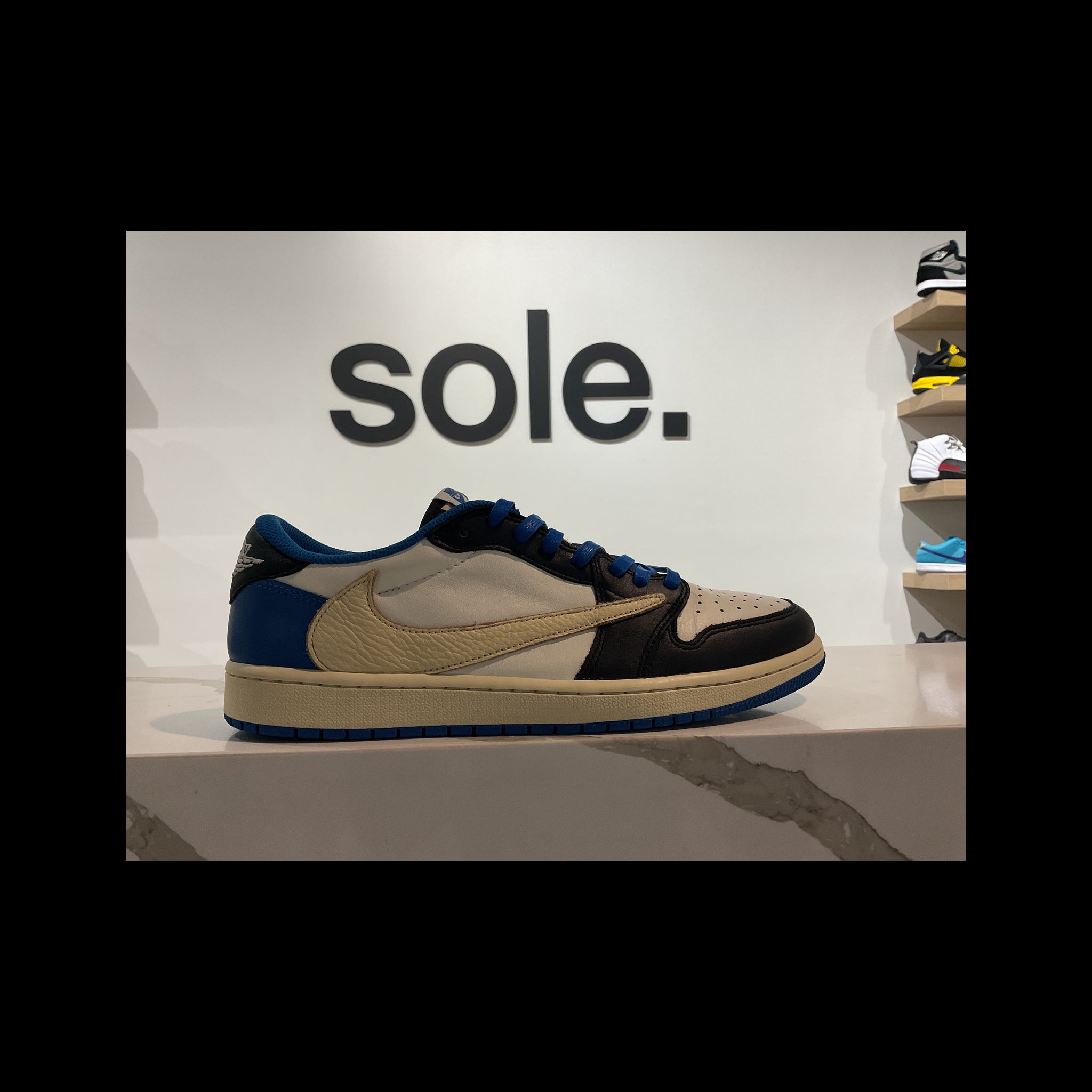 Pre-Owned Fragment Design x Travis Scott x Air Jordan 1 Retro Low