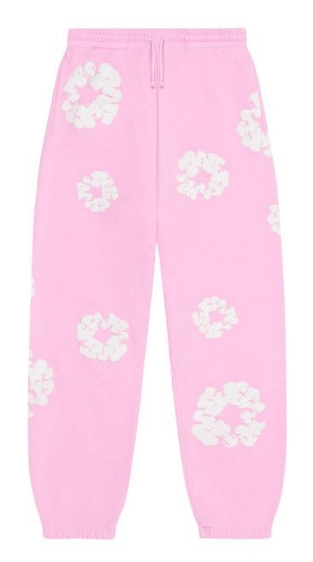 Denim Tears The Cotton Wreath Sweatpants 'Powder Pink'