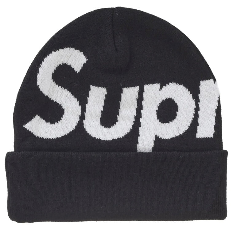 Supreme Big Logo Beanie FW24 Black