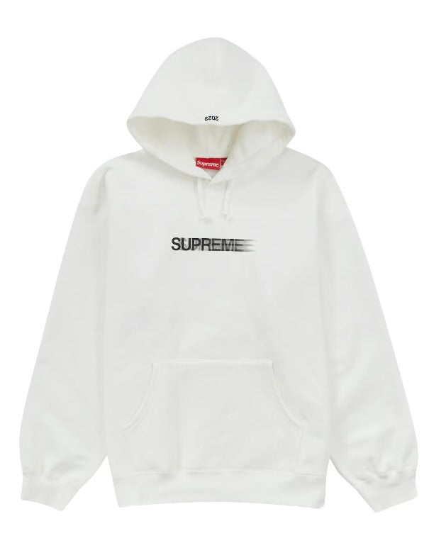 Supreme Motion Hoodie White