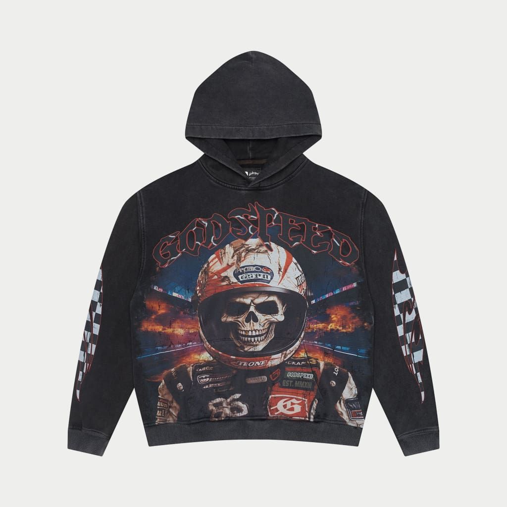 Godspeed Racer Goldie Hoodie Black Wash