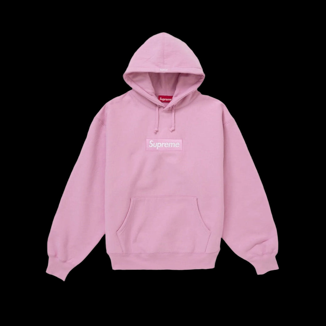 Supreme Box Logo Hooded Sweatshirt 'Pink'