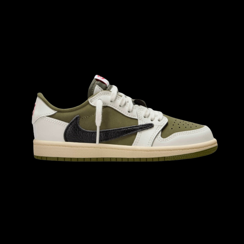 Travis Scott x Air Jordan 1 Retro Low OG SP PS 'Reverse Olive / Medium Olive'