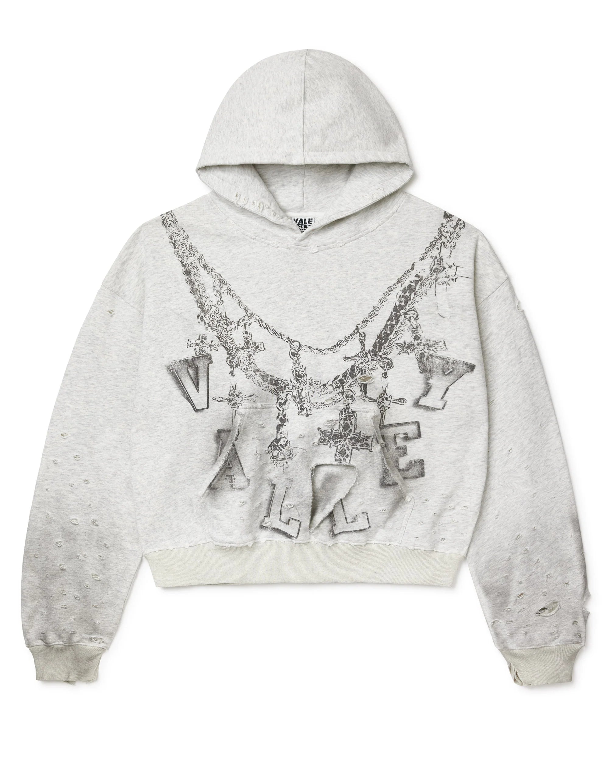 Vale Big Chain Hoodie Grey