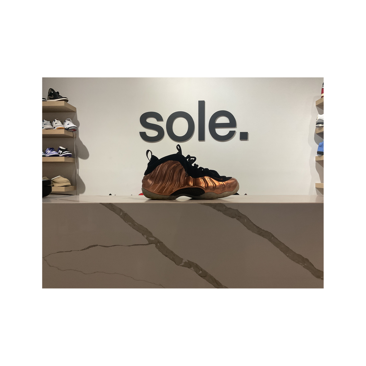 Nike Air Foamposite One 'Copper' 2024 Size 8.5/10W (Moderately Worn Pre-Owned) - Image 1