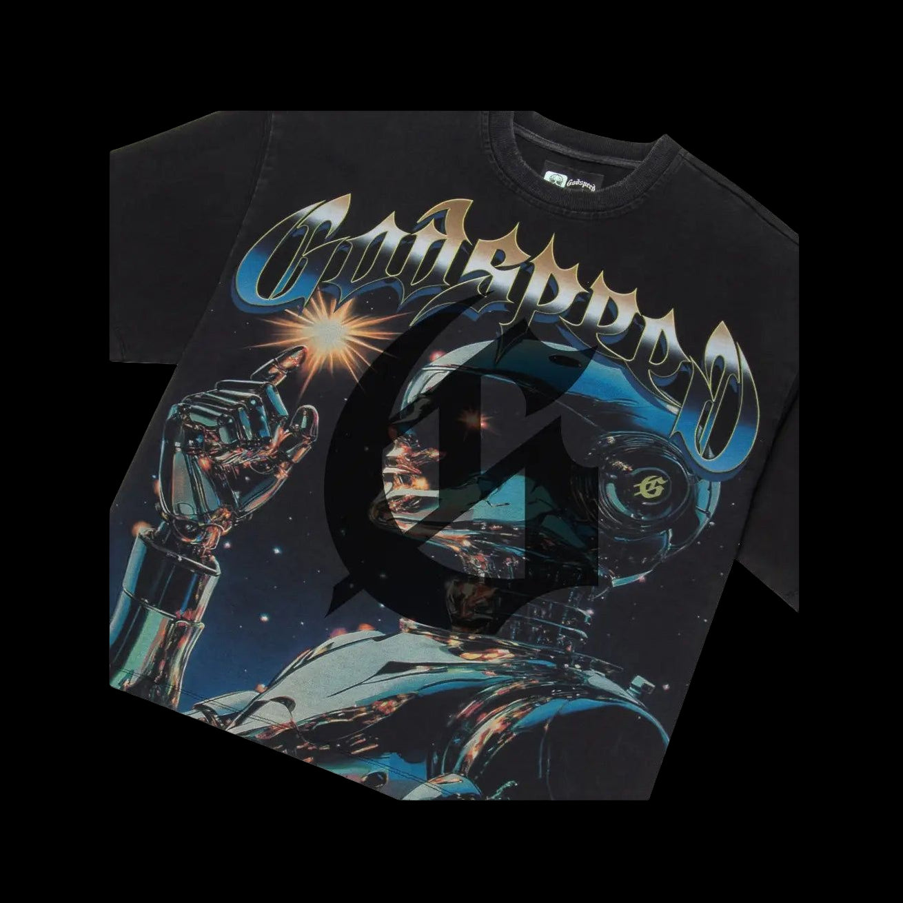 Godspeed Sputnik Moment Black Tee