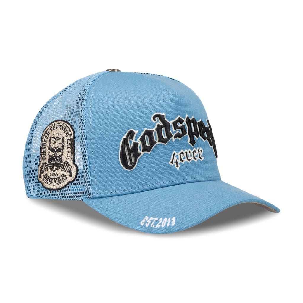 Godspeed GS FOREVER TRUCKER HAT Baby Blue