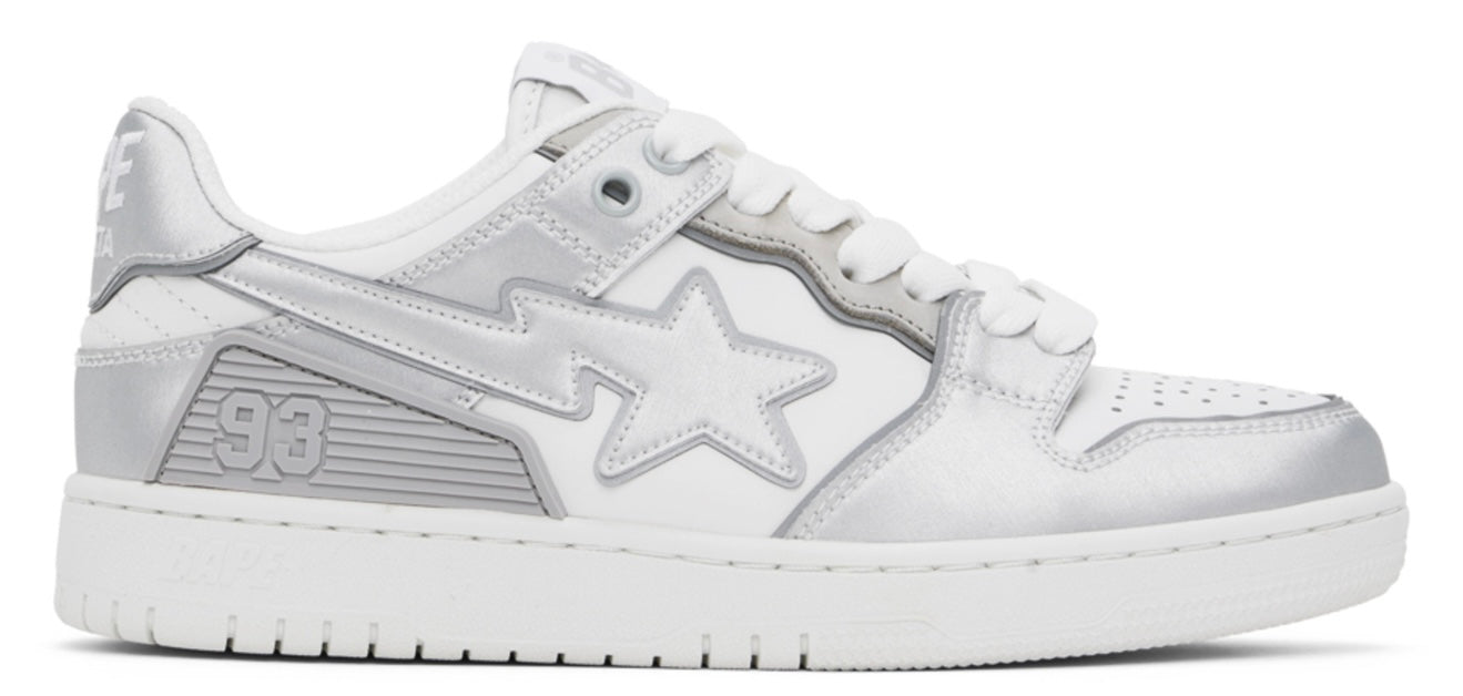 Bapesta Silver Sk8 #4 STA