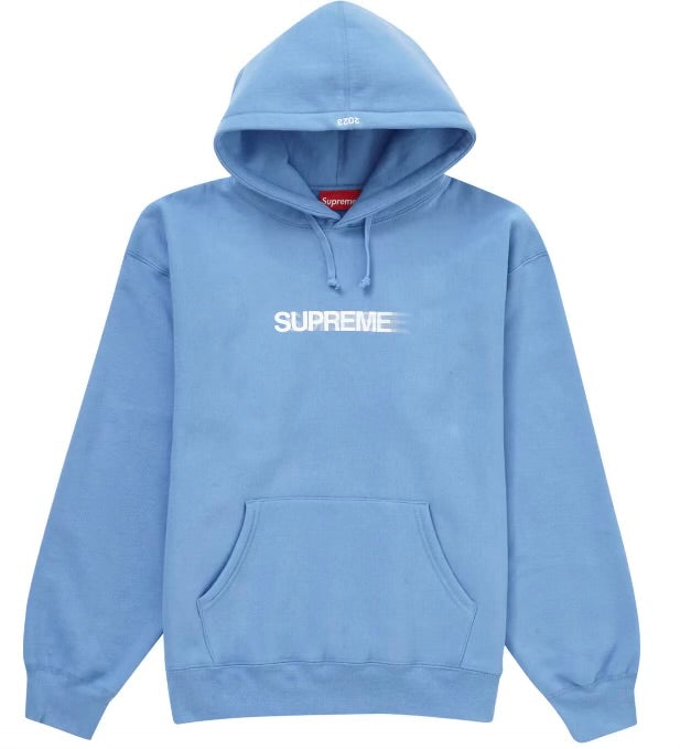 Supreme Motion Hoodie Blue