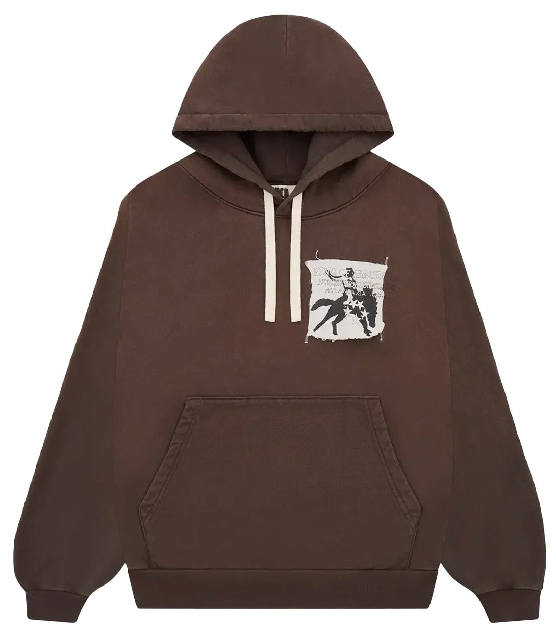 Sp5der X Cactus Con Brown Hoodie